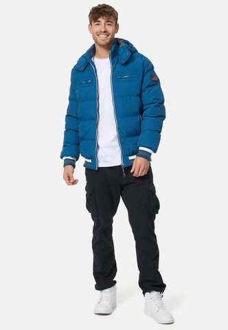 Veste d’hiver 'Marlon' INDICODE JEANS en bleu
