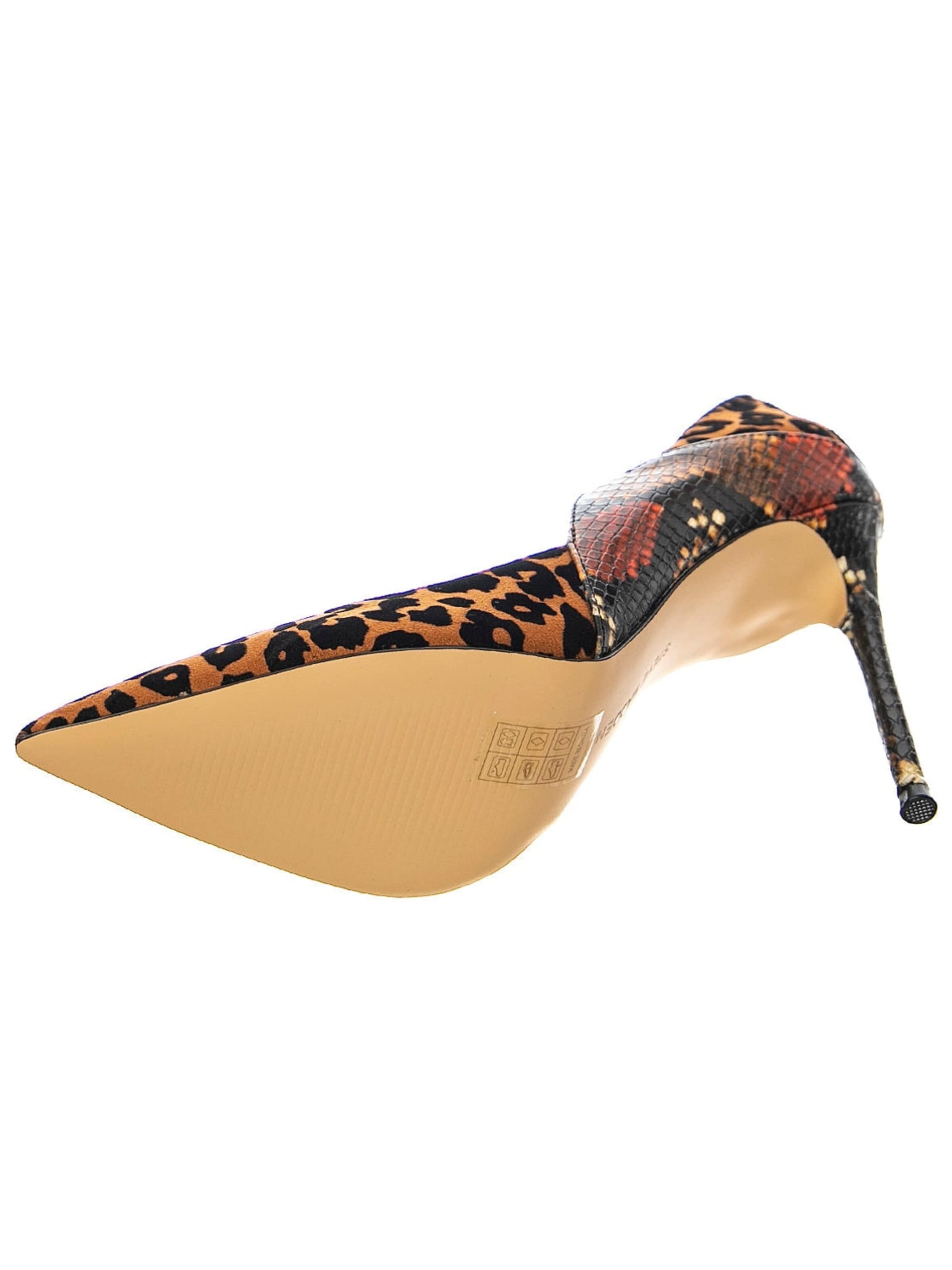 STEVE MADDEN Pumps 'PROMOTION MICROSUEDE LEOP MULTI' i blandingsfarvet