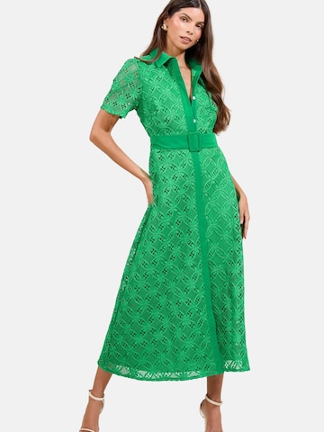 Lipsy Košeľové šaty - Zelená: predná strana