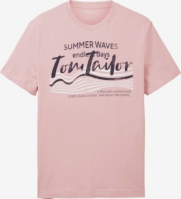 TOM TAILOR - Camisa em rosa: frente