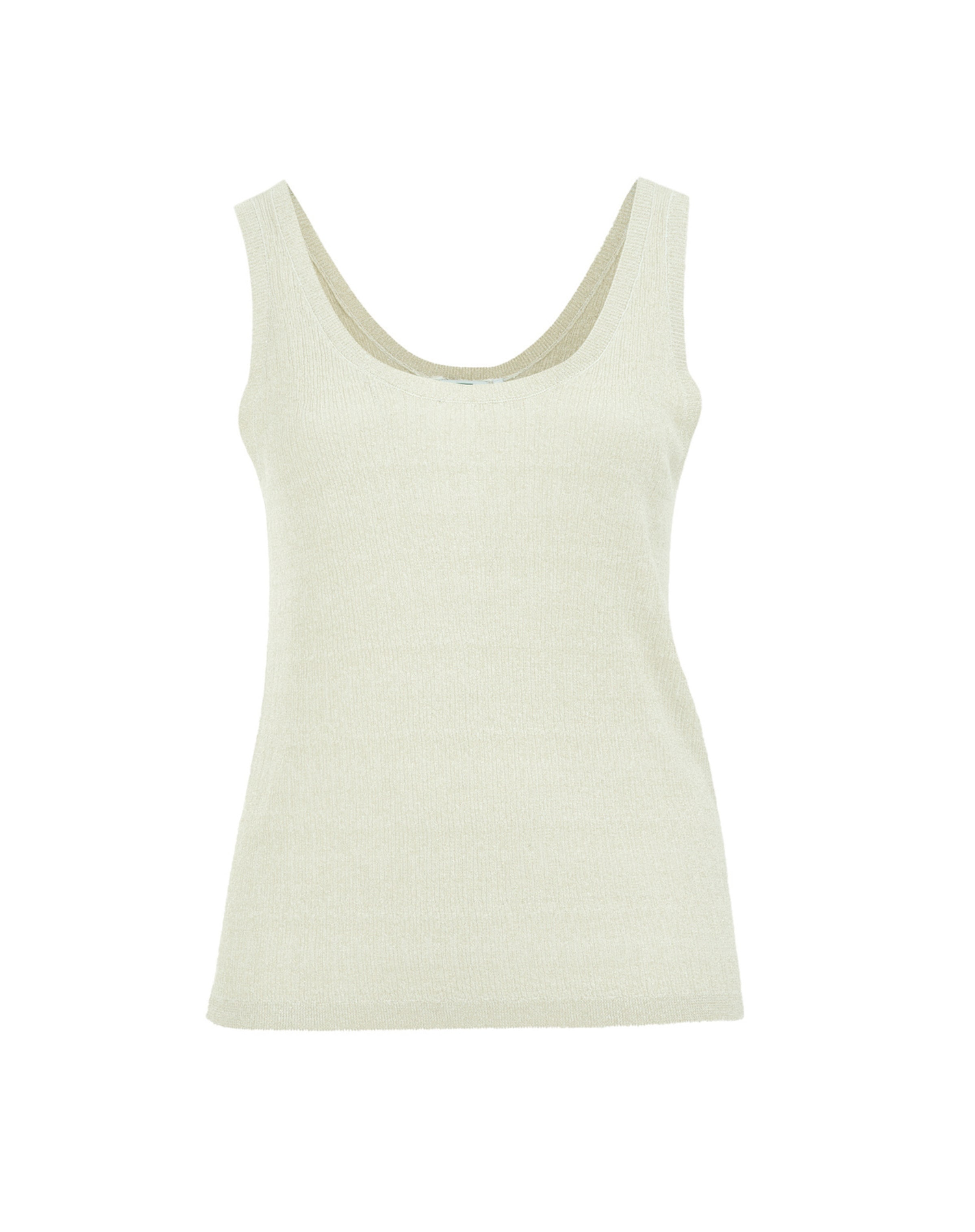 Tops en tricot WE Fashion en blanc : devant