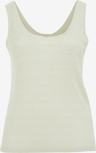 Megzta palaidinė be rankovių iš WE Fashion, spalva – balkšva, Prekių apžvalga