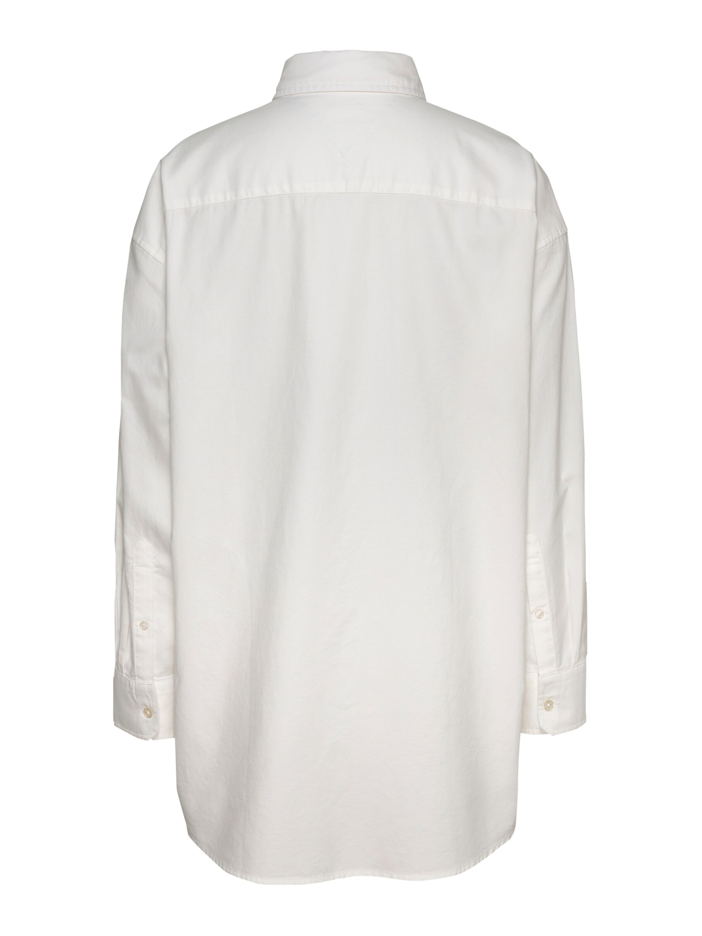 Tommy Jeans Regular Fit Bluse i hvid