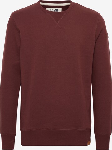 Sweat-shirt !Solid en rouge : devant