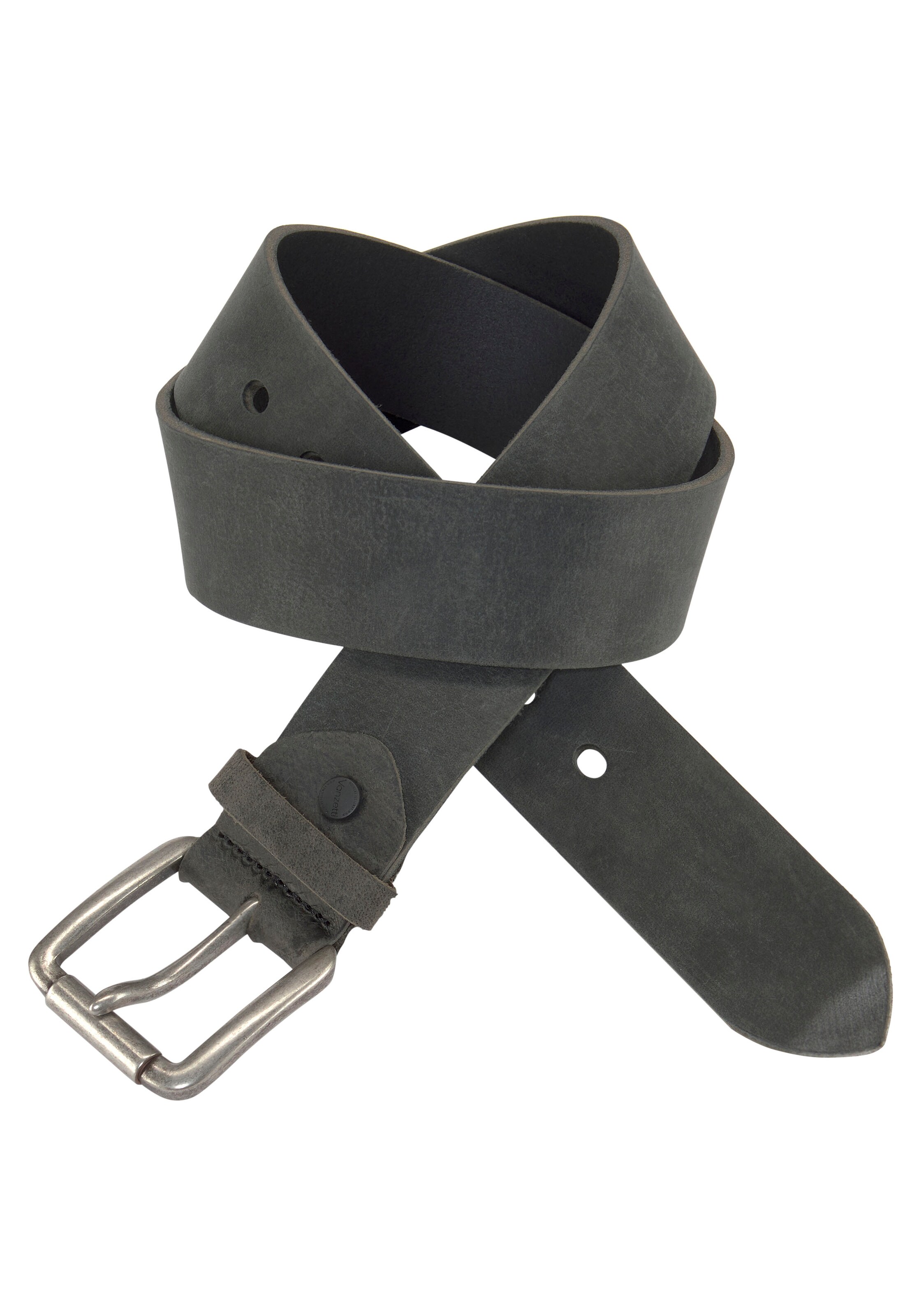 VANZETTI Gürtel 'Vanzetti' in Grau: Vorderseite