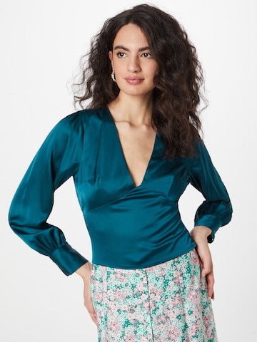Abercrombie & Fitch Blouse in Blue: front
