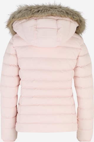 Tommy Jeans Winter Jacket 'Essential' in Pink