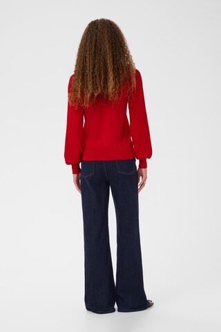 SAINT TROPEZ Pullover 'Marcy' i rød