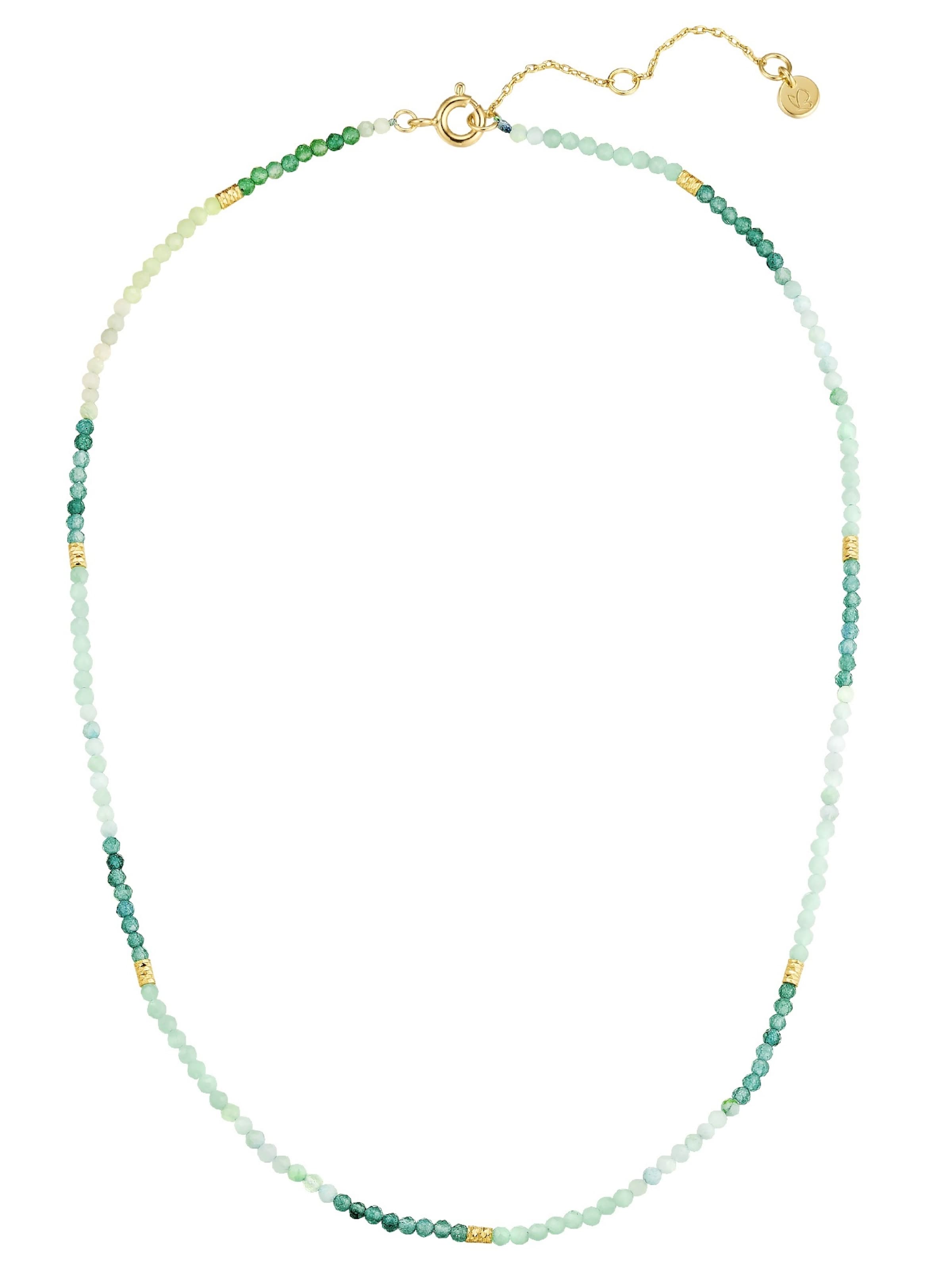 Glanzstücke München Ketting in Groen: voorkant