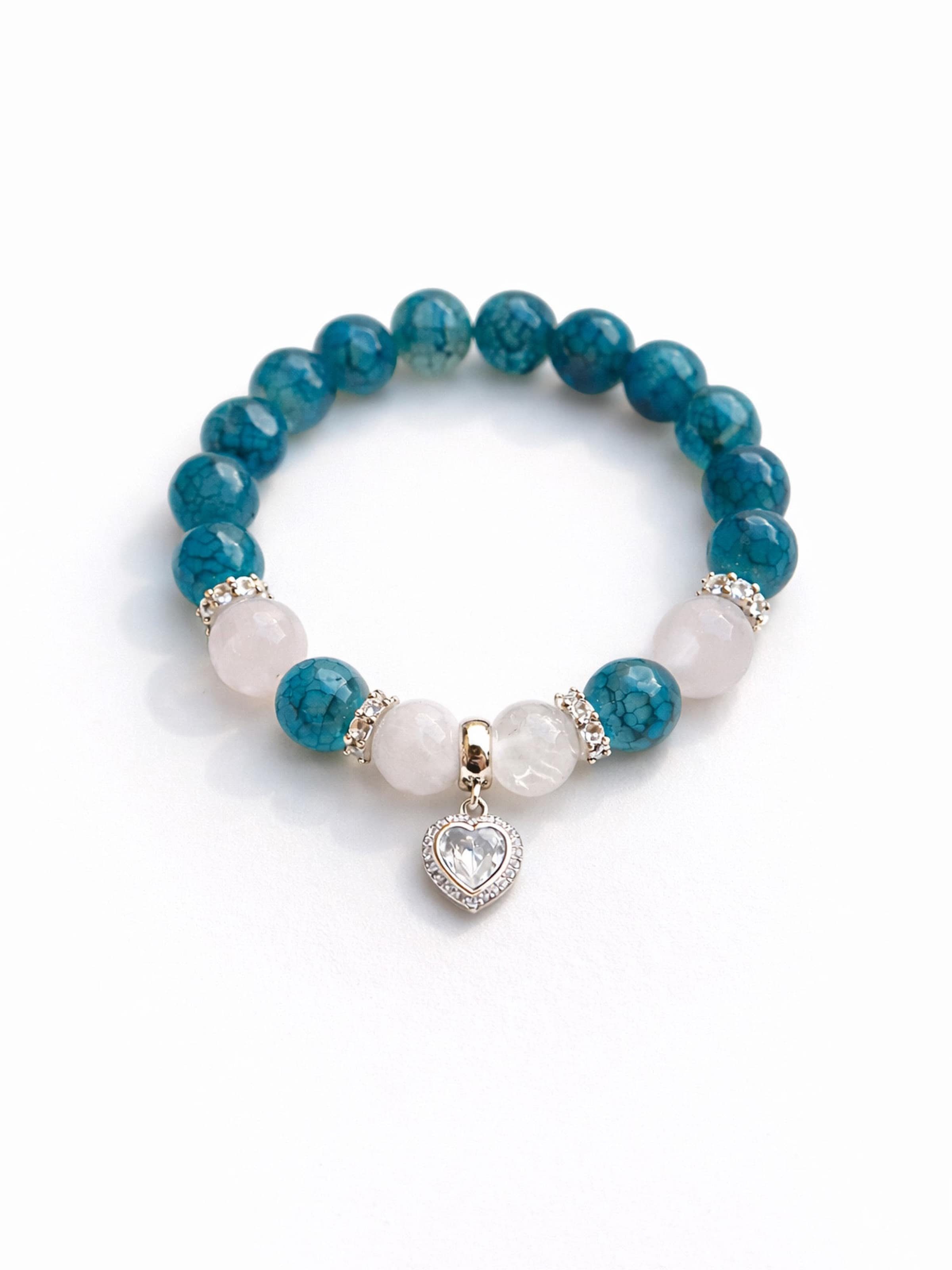 Secret Stones Armband 'Dragon'‌‌‌‌‌‌‌‌ in Blau: Vorderseite