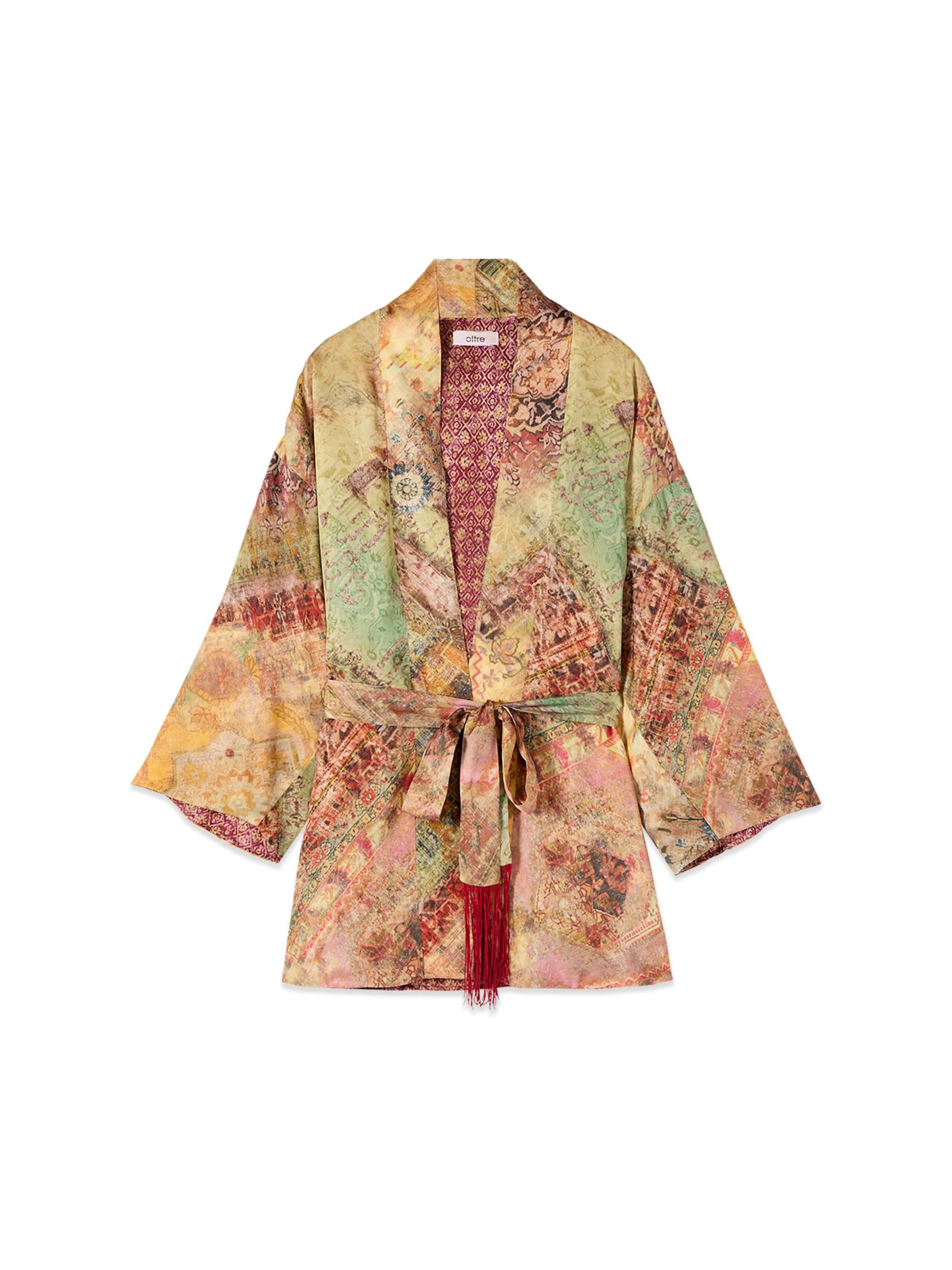 oltre Kimono in Beige: front