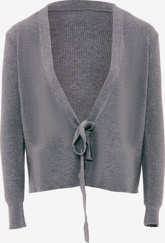 YASANNA Strickjacke in Grau: predná strana