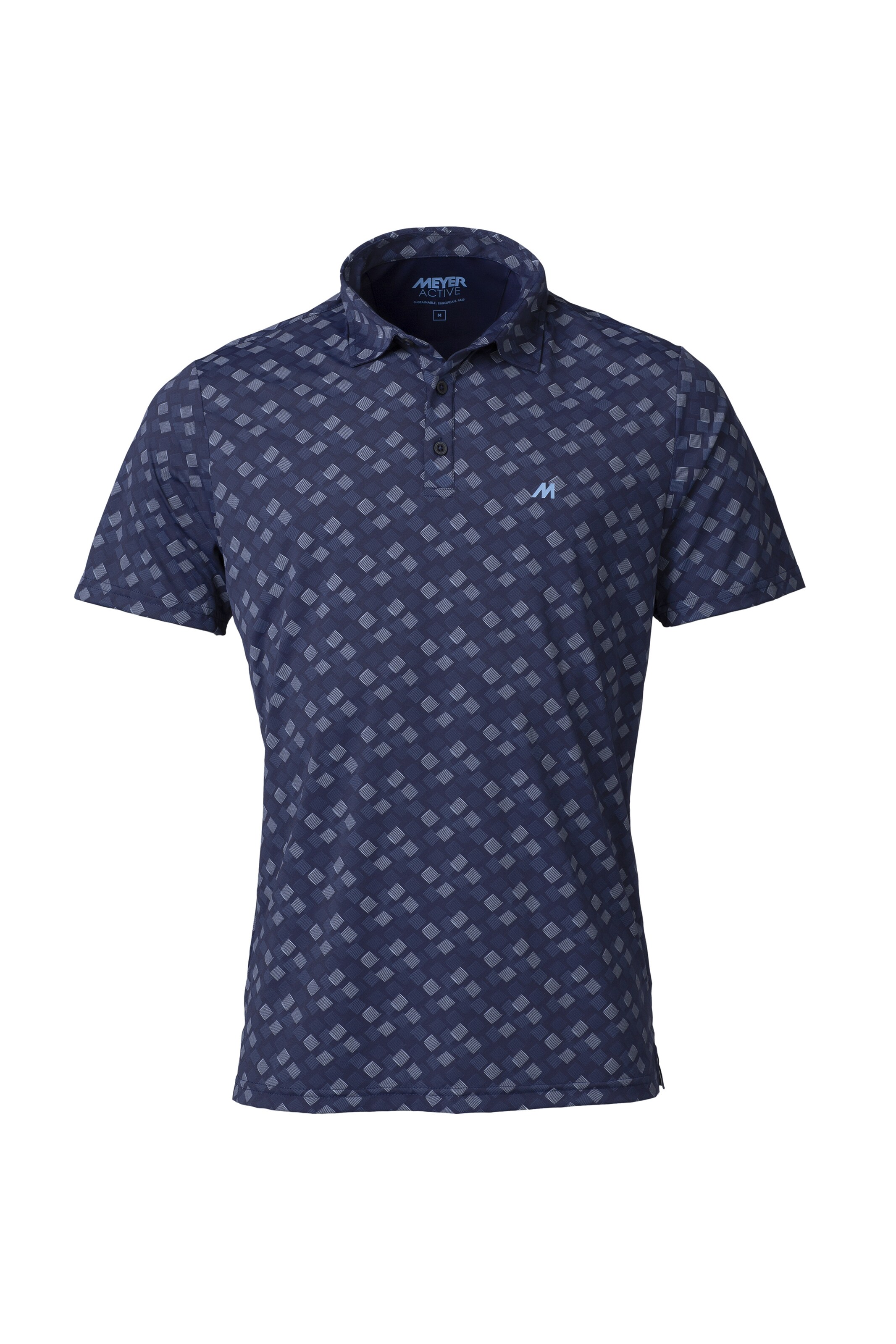 T-Shirt MEYER en bleu : devant