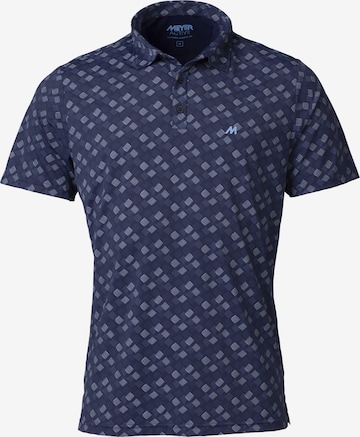 T-Shirt MEYER en bleu : devant