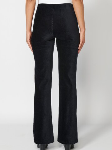 KOROSHI Flared Pants in Black