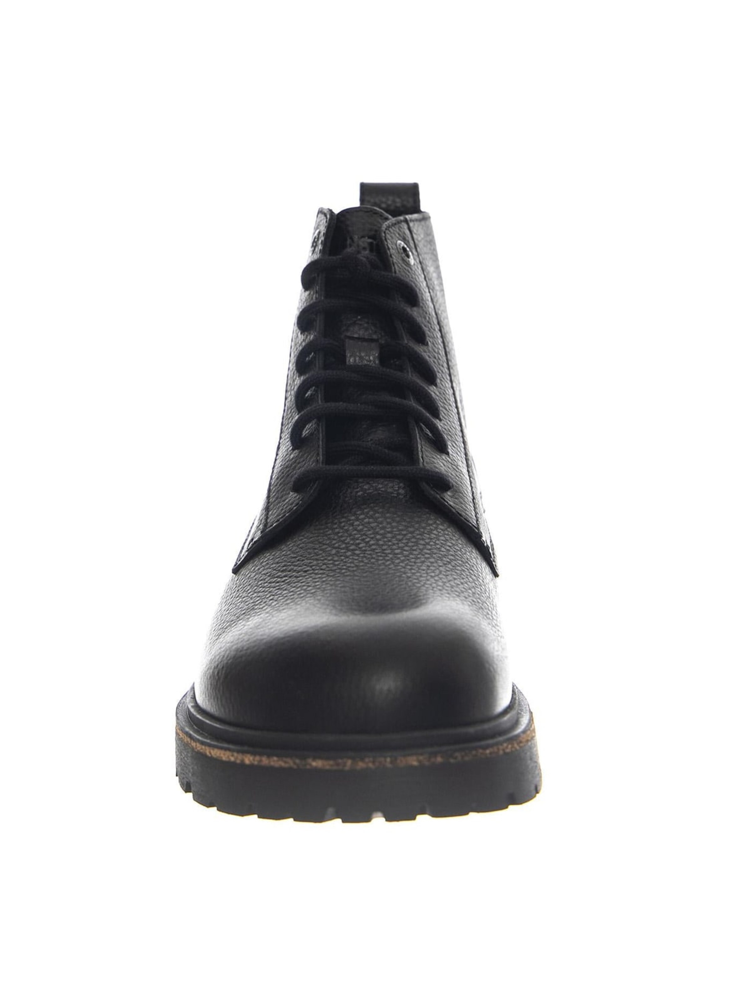 BIRKENSTOCK Kozaki 'Highwood Lace Mid N Black, Natural Leather' w kolorze czarny