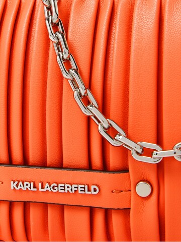 Karl Lagerfeld - Mala de ombro em laranja