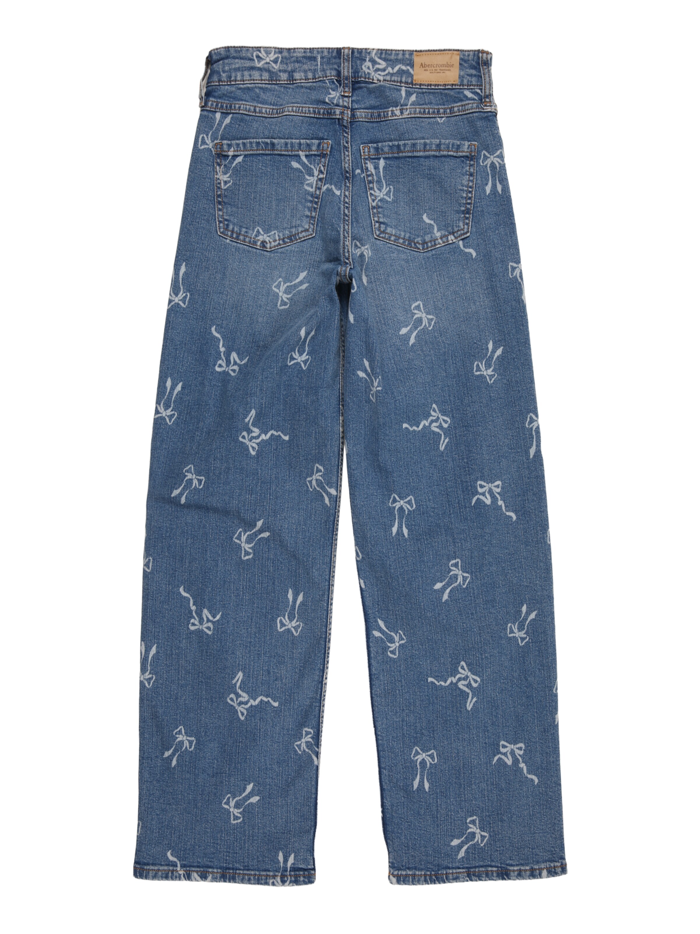 Abercrombie & Fitch Baggy Džíny 'DISCHARGE' – modrá