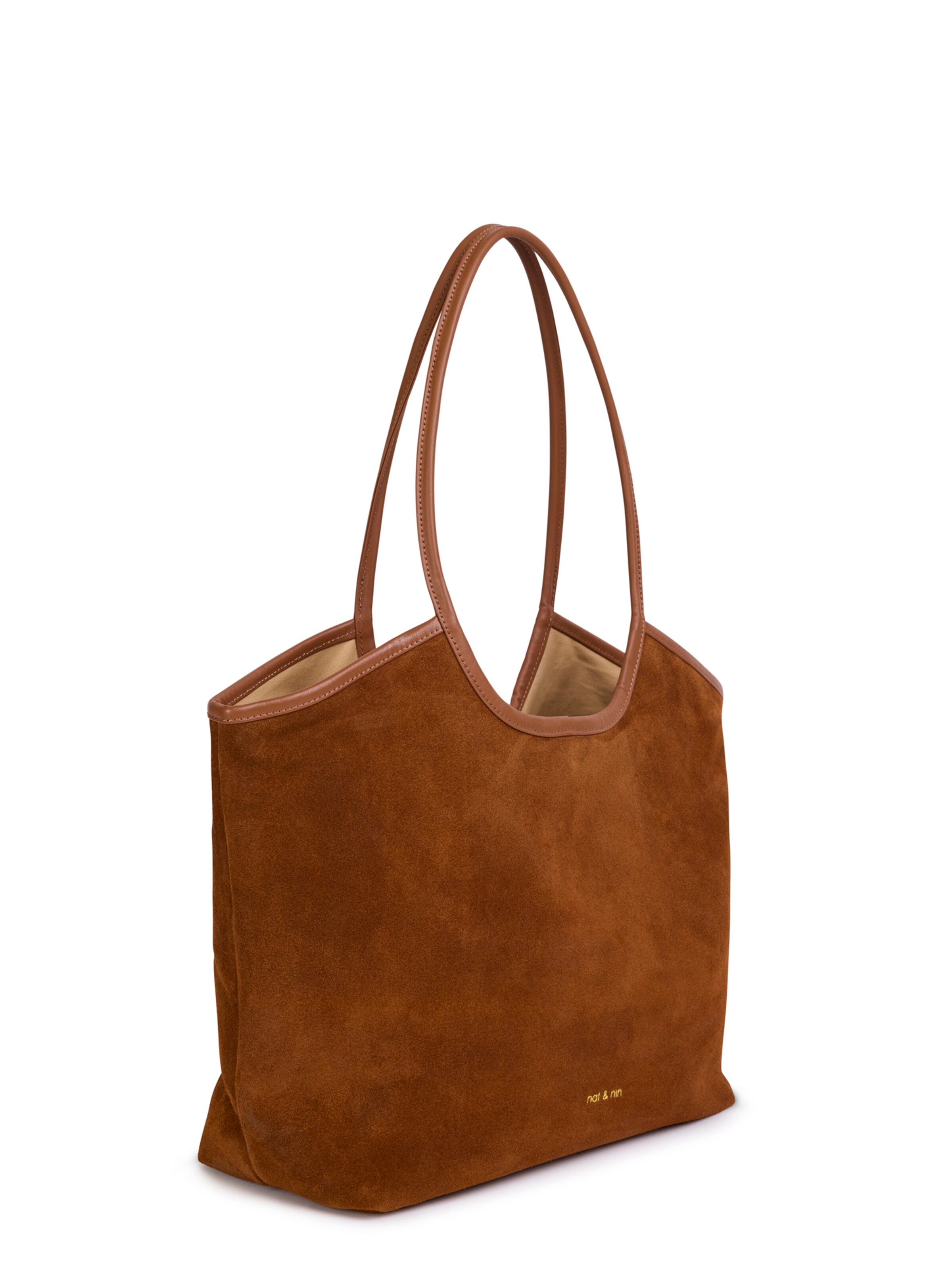 Nat&Nin Nákupní taška ' MILAN ' – hnědá