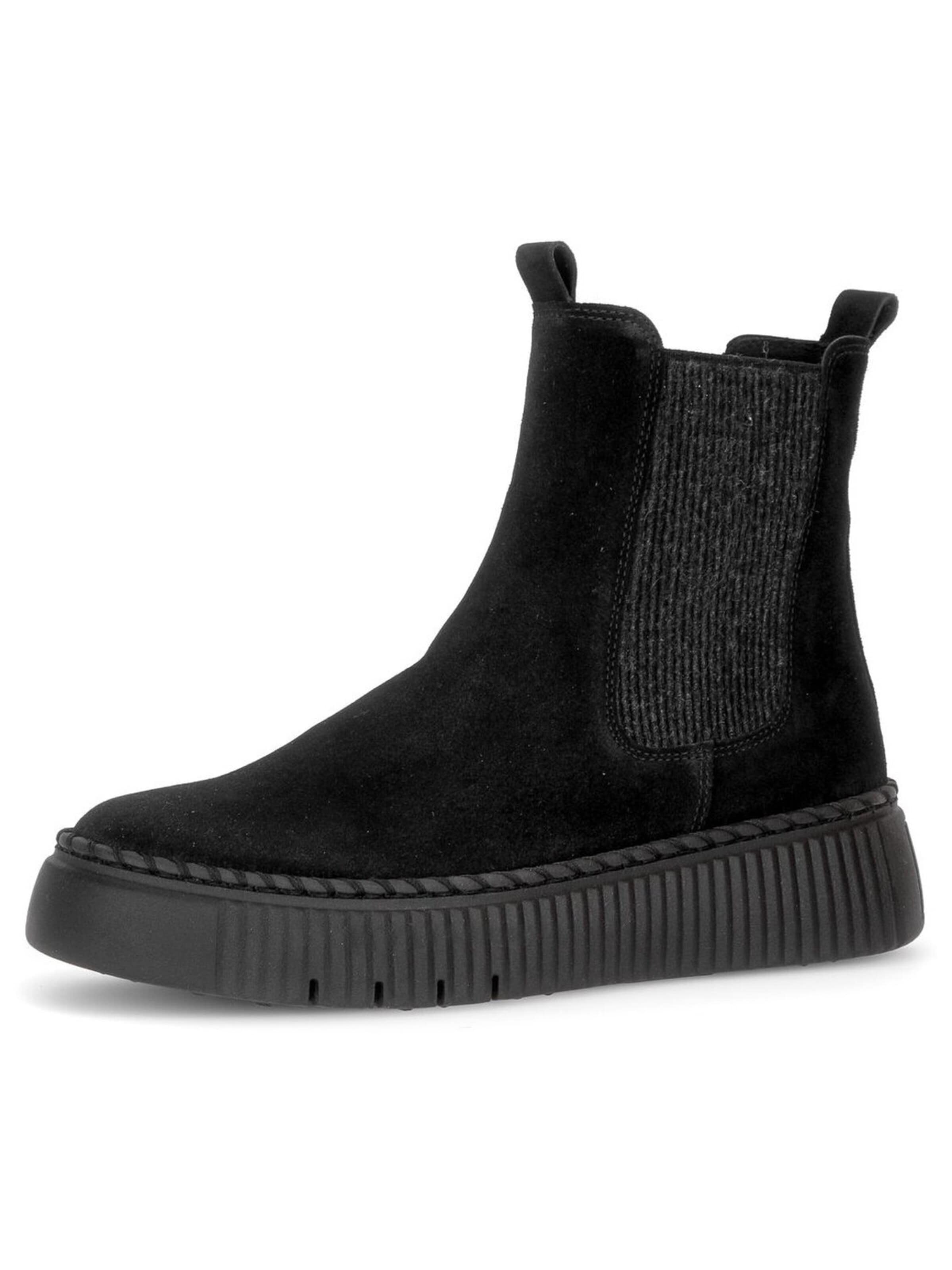 GABOR - Botas Chelsea 'Chelsea Boot Damen 8014.01.002 002 Rauleder in schwarz' en negro: frente
