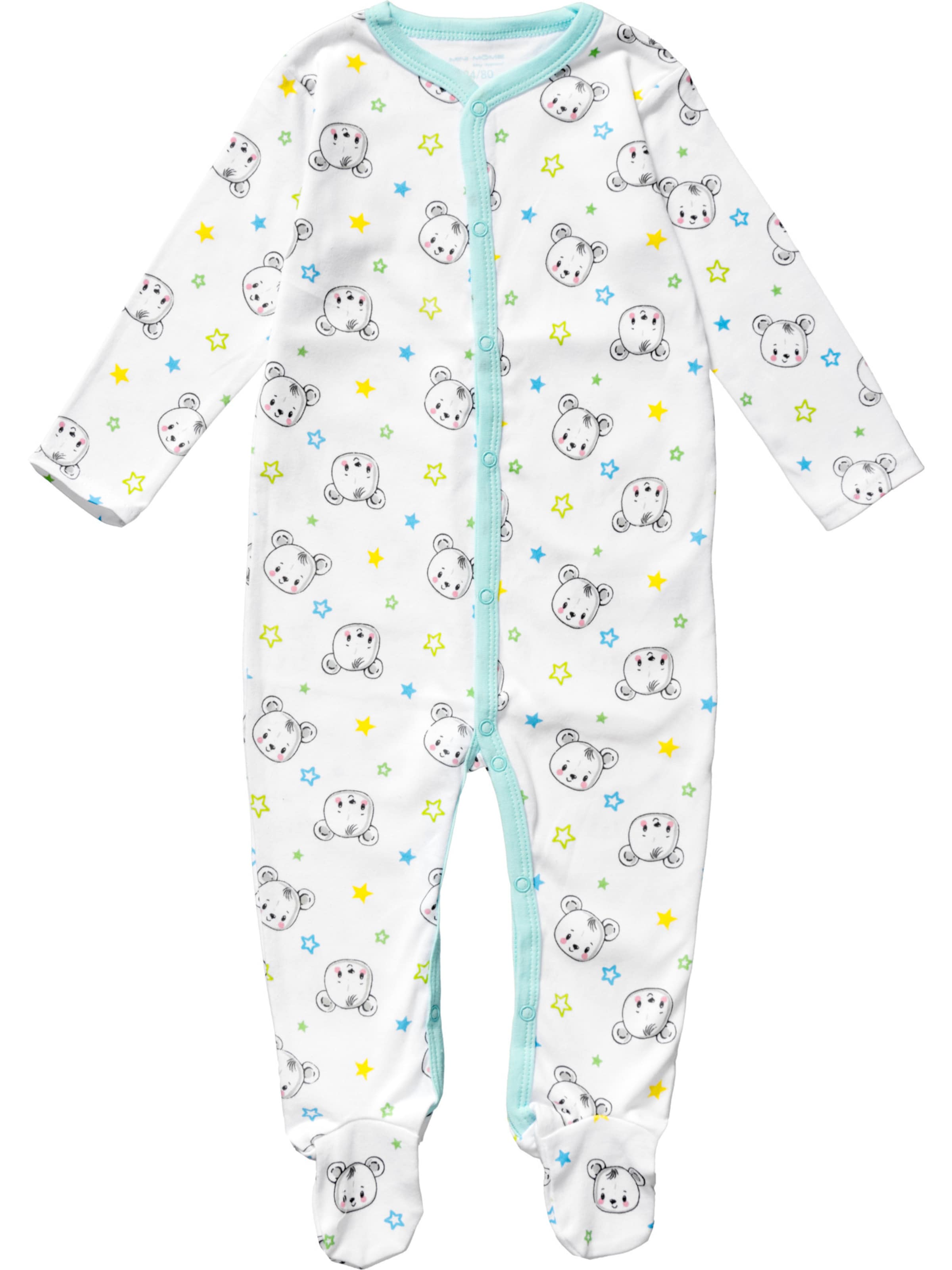 aptex Romper/Bodysuit in White: front