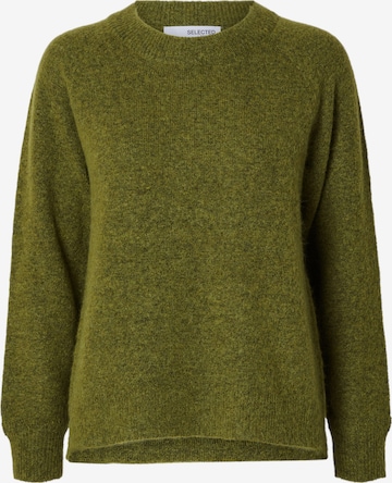 SELECTED Sweater 'SLFLulu' in Green: front