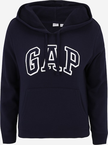 Gap Petite - Sweatshirt 'HERITAGE' em azul: frente