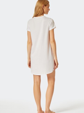 Camicia da notte 'Summer Night' di SCHIESSER in bianco