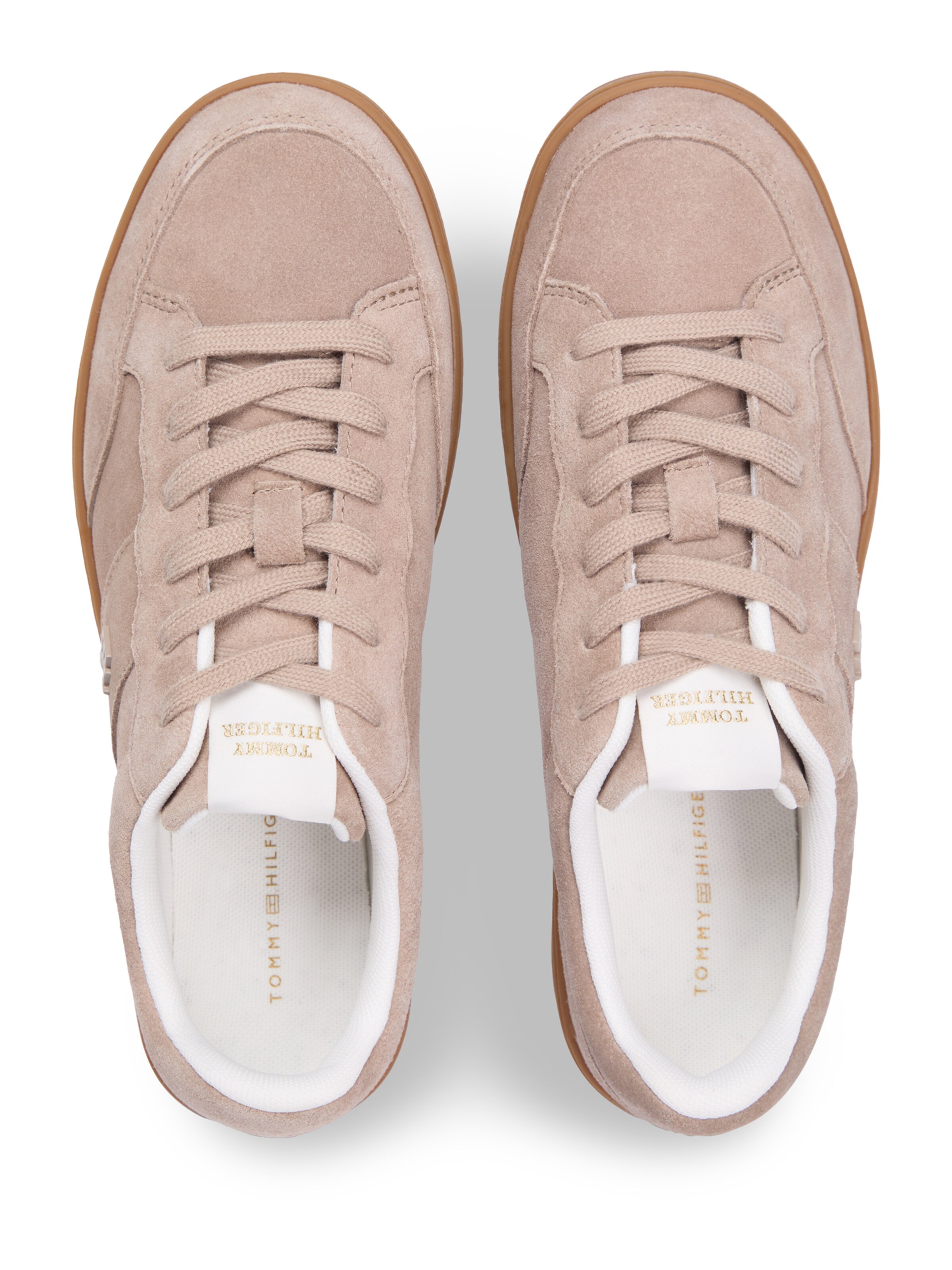 TOMMY HILFIGER Низкие кроссовки 'HERITAGE COURT' в Бежевый