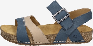 JOSEF SEIBEL Sandale 'Hannah 01' in Blau: Vorderseite