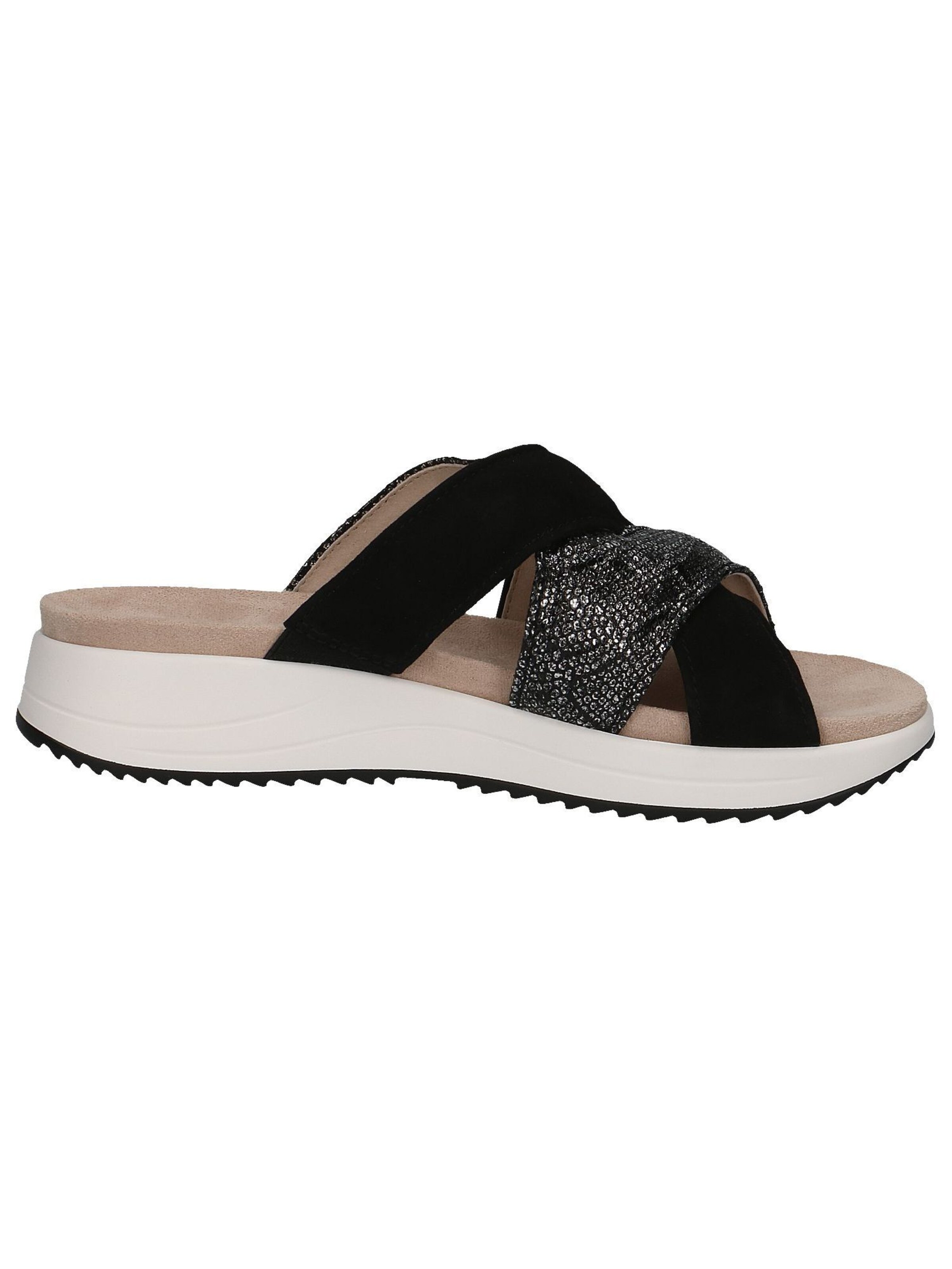 CAPRICE Pantolette in Schwarz