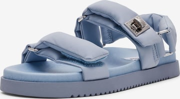 Sandales à lanières 'Monat' STEVE MADDEN en bleu : devant