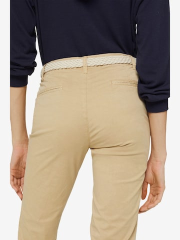 ESPRIT Regular Chino Pants in Beige