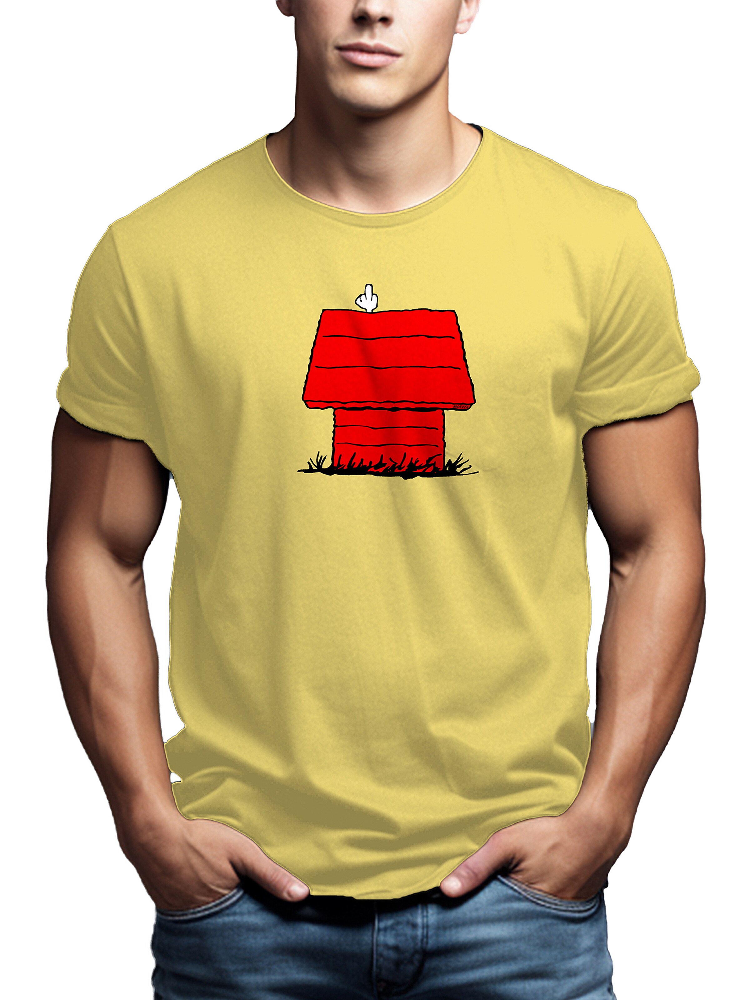 MAKAYA Shirt in Yellow: front