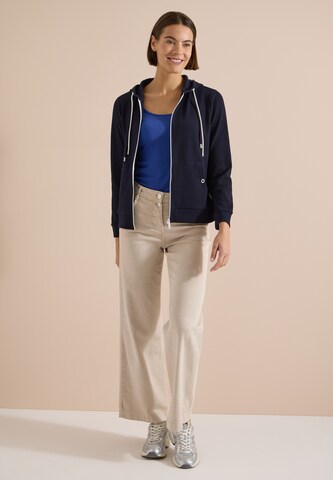 CECIL Sweatjacke in Blau: Vorderseite