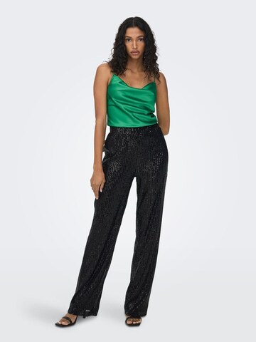 ONLY Wide leg Broek in Zwart