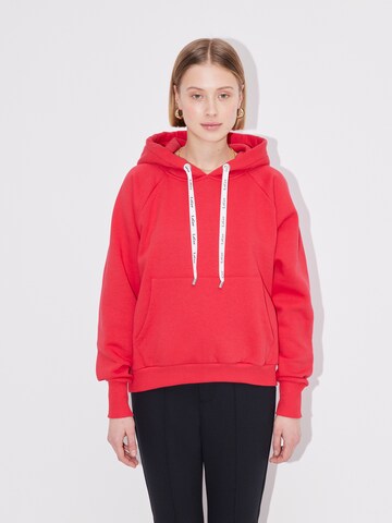 LeGer by Lena Gercke Sweatshirt 'Hayley' in Rood: voorkant