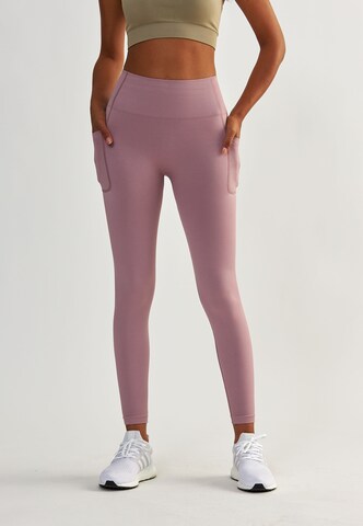 BeShaped Regular Sports trousers 'Lift Me Up' in Red: front