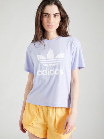 ADIDAS ORIGINALS Shirt in Purple: front