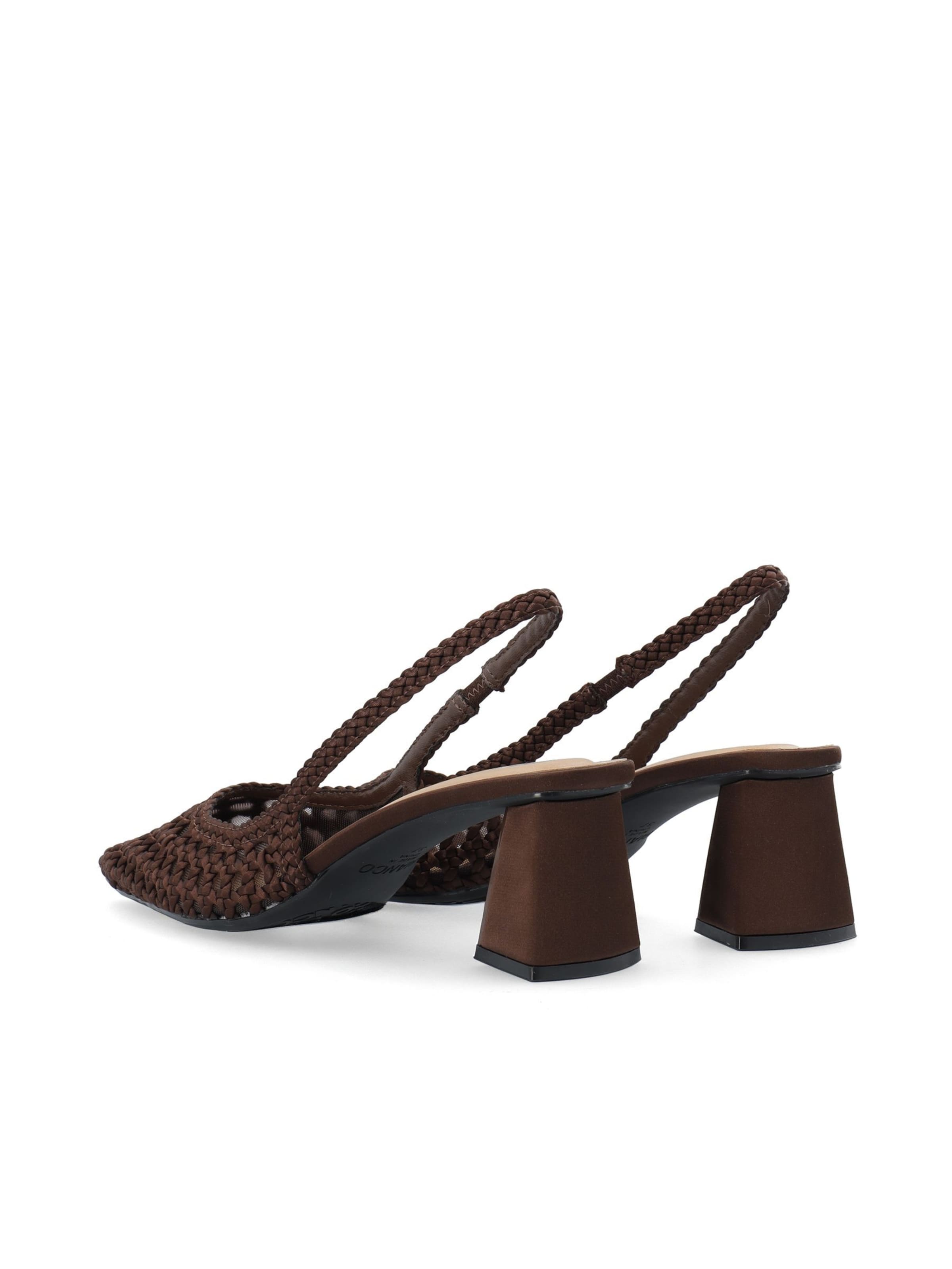 Bianco Slingback pumps 'MARALYN' in Brown