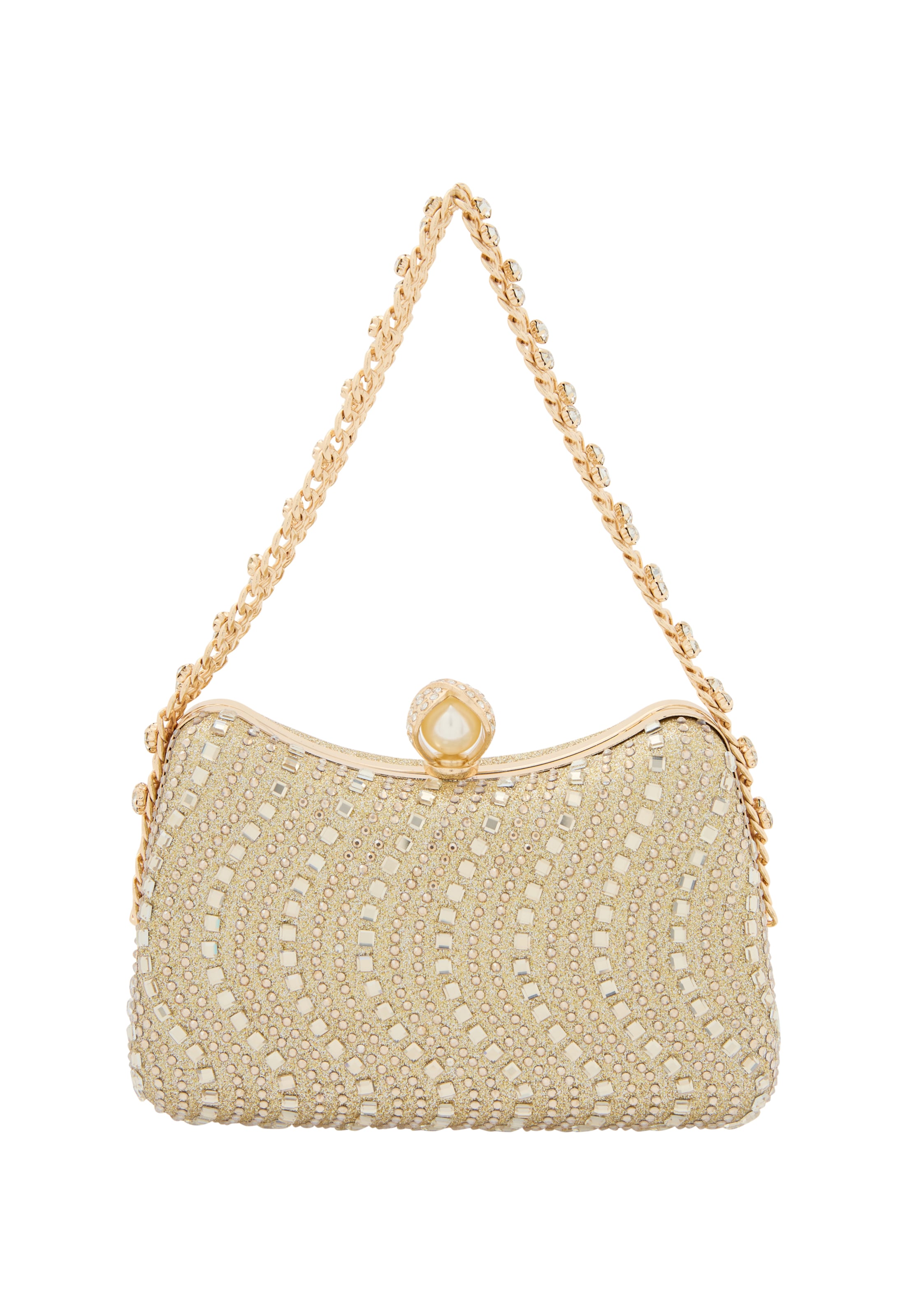 NAEMI Клатч в Золотой: спереди