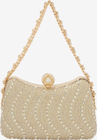 Sac bandoulière faina en or : devant