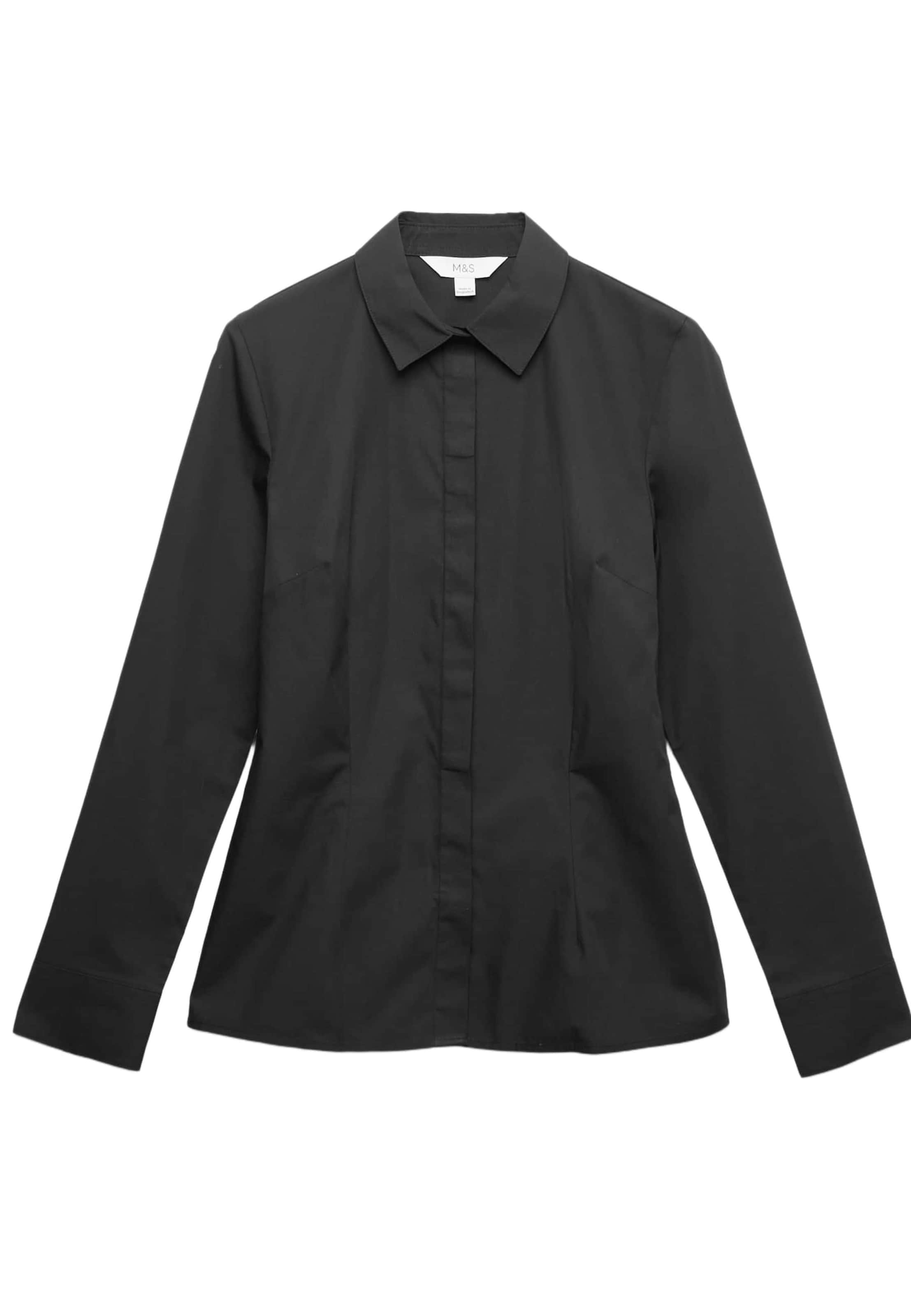 Camicia da donna di Marks & Spencer in nero: frontale