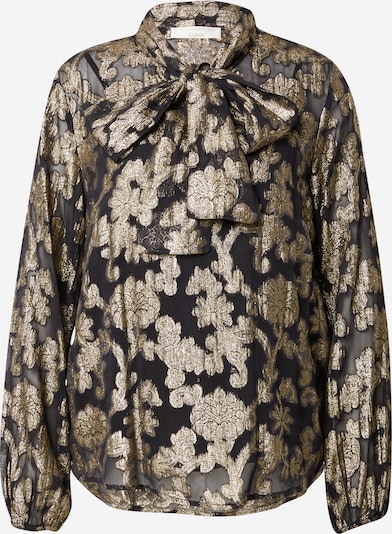 Guido Maria Kretschmer Collection Bluse 'Florentine' in gold / schwarz, Produktansicht