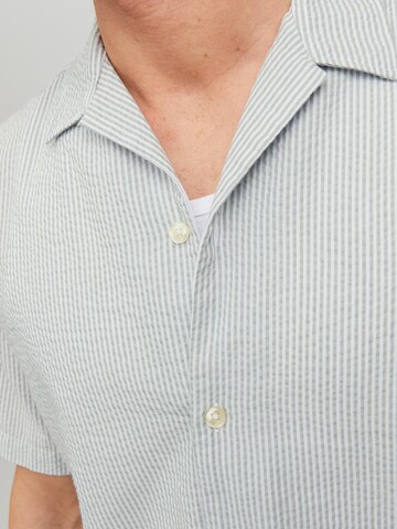 pilka JACK & JONES Standartinis modelis Marškiniai 'Palma'