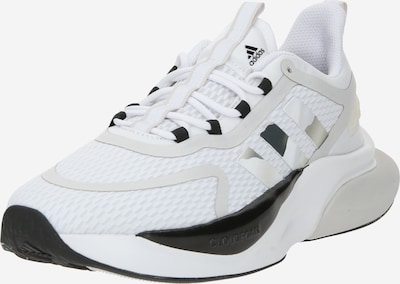 ADIDAS SPORTSWEAR Παπούτσι για τρέξιμο 'Alphabounce+' σε μαύρο / ασημί / λευκό / offwhite, Άποψη προϊόντος