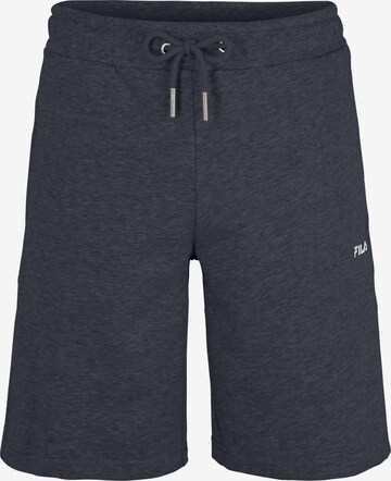 FILA Workout Pants in Blue: front