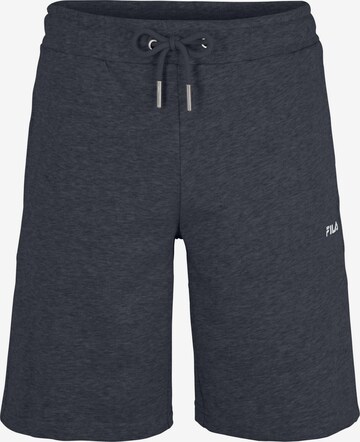 FILA Regular Workout Pants in Blue: front