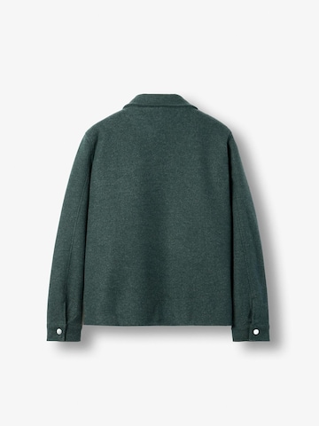 Burocs Übergangsjacke 'Zipped'‌‌‌‌‌‌‌ in Grün
