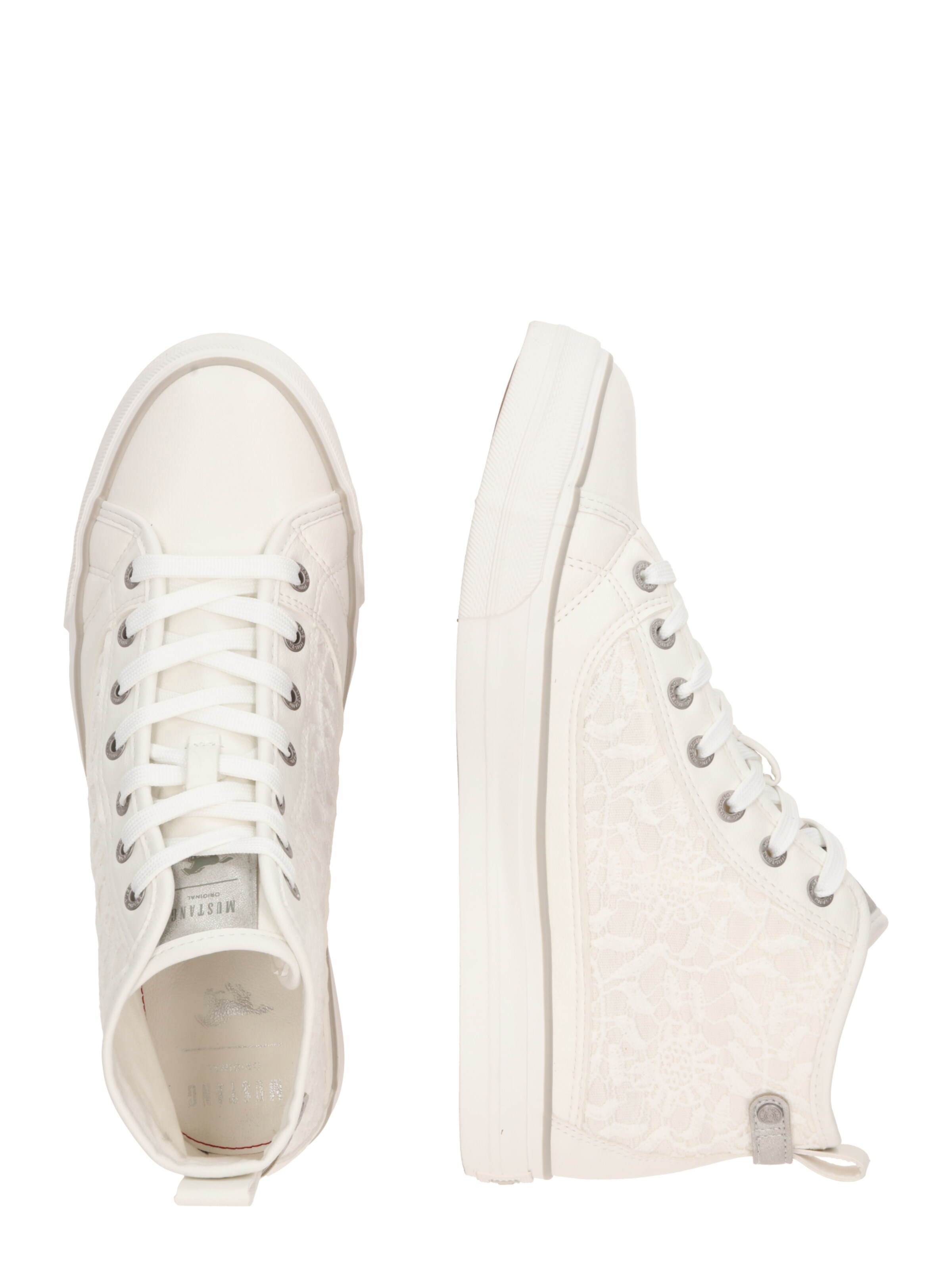 MUSTANG High-top trainers in White